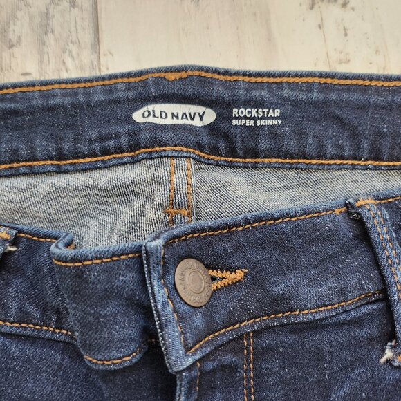 2-Old Navy ROCKSTAR Jeans Super Skinny Size 12 - Picture 9 of 12
